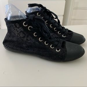 MISS ME high top lace sneakers